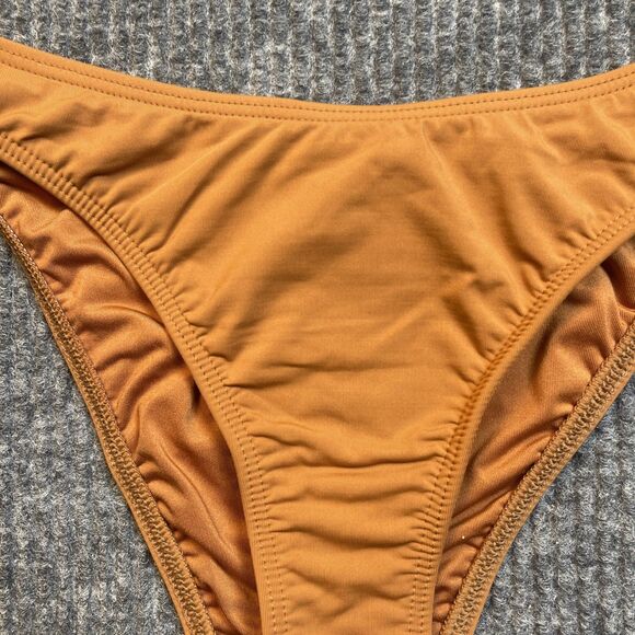 Billabong Large Bikini Bottom Sol Searcher Hike Super Skimpy Coverage Brown NEW - Picture 4 of 10